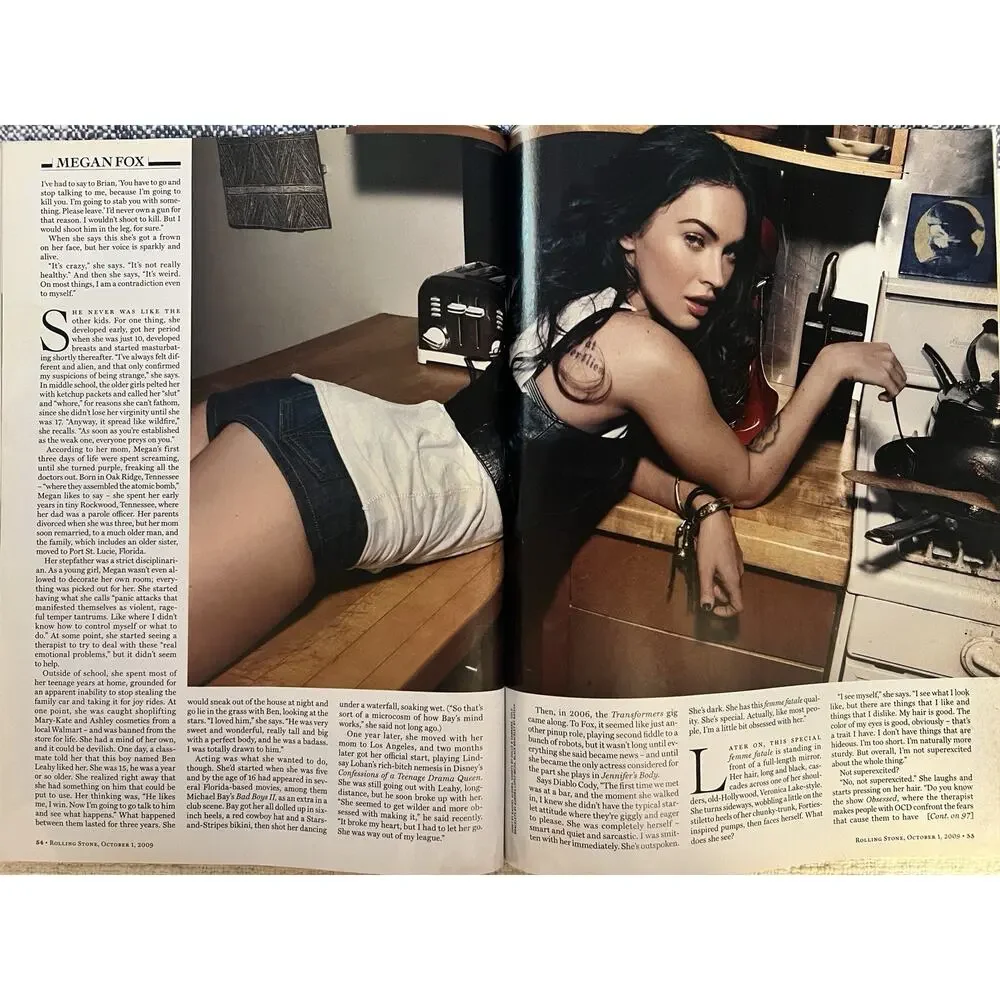 Rolling Stone Magazine Oct 2009 Issue 1088 Megan Fox Merle Haggard Health Care